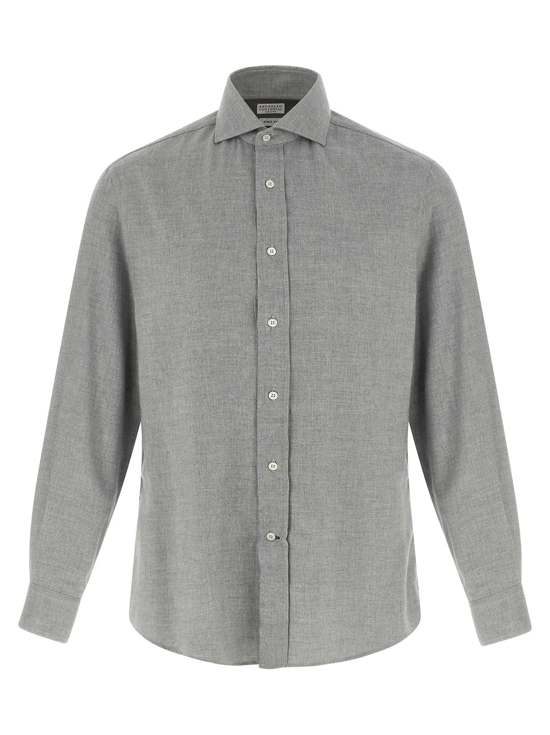 Brunello Cucinelli Cotton Shirt Camicie - Grigio | a886301f5e782c09b8def757641b229c42e9ce89