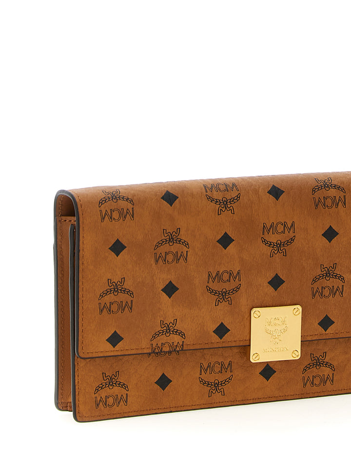 Mcm Aren Portafogli - Marrone | a1f47a3631e00fad08e6c35ff9a7712258d495b9
