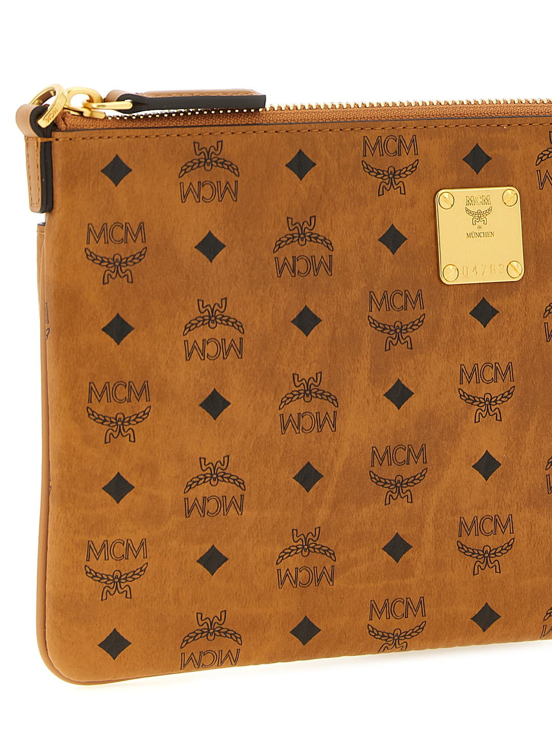 Mcm Aren Clutch - Marrone | 38cd9c4428f344ec811acab16c3d36a8c2d730d9