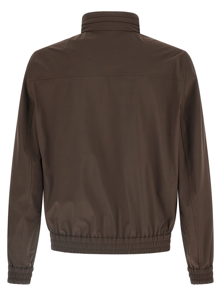 Brunello Cucinelli Removable Hood Jacket Puffer Jackets - Marrone | a98d5ec477e8770a3fa4ff95f48ed357ddd79330