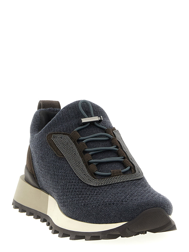 Brunello Cucinelli R Sneakers - Grigio | 1da082a4ef8d6f0970f52fe1d4ded7a34b3a24ca