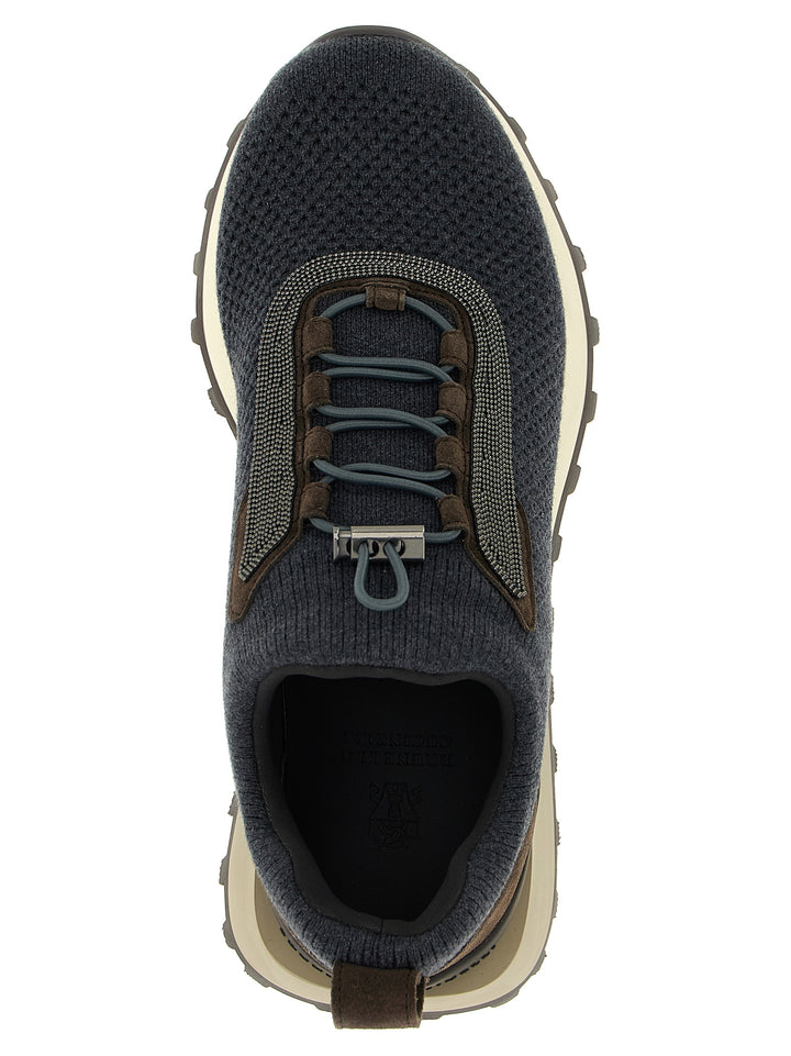 Brunello Cucinelli R Sneakers - Grigio | 035d0f74d2fecf792b4d55932716127587686b4b