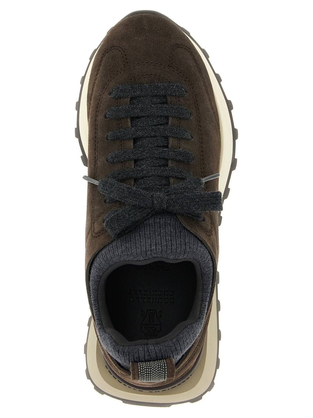 Brunello Cucinelli Suede Sneakers - Marrone | 1a9dd9c074dc58b81ad7b8a67332e11bdc2bf9a2