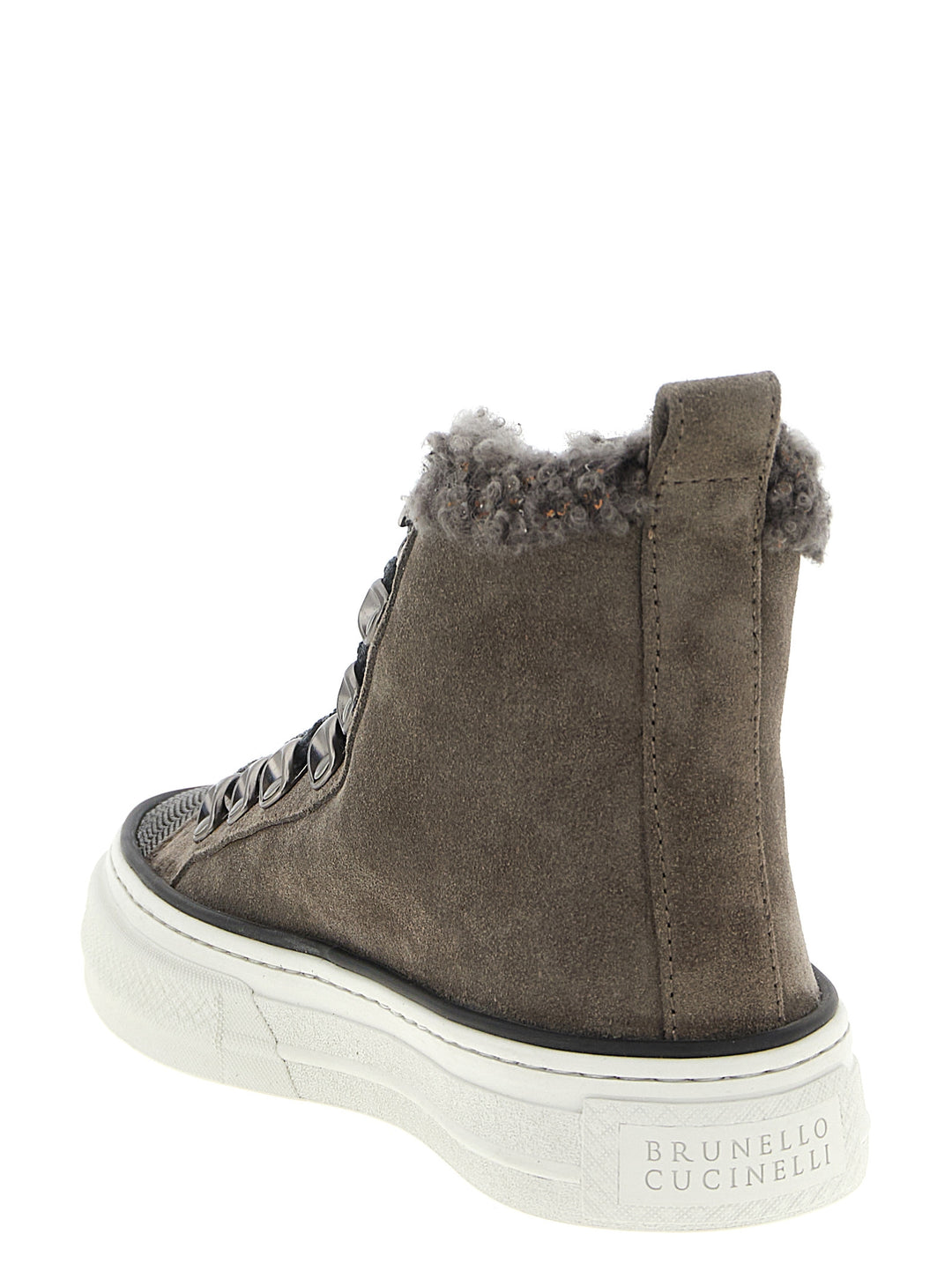 Brunello Cucinelli Precious Toe Sneakers - Grigio | ab2db71f10ca646842cb53805c473cca429a0016