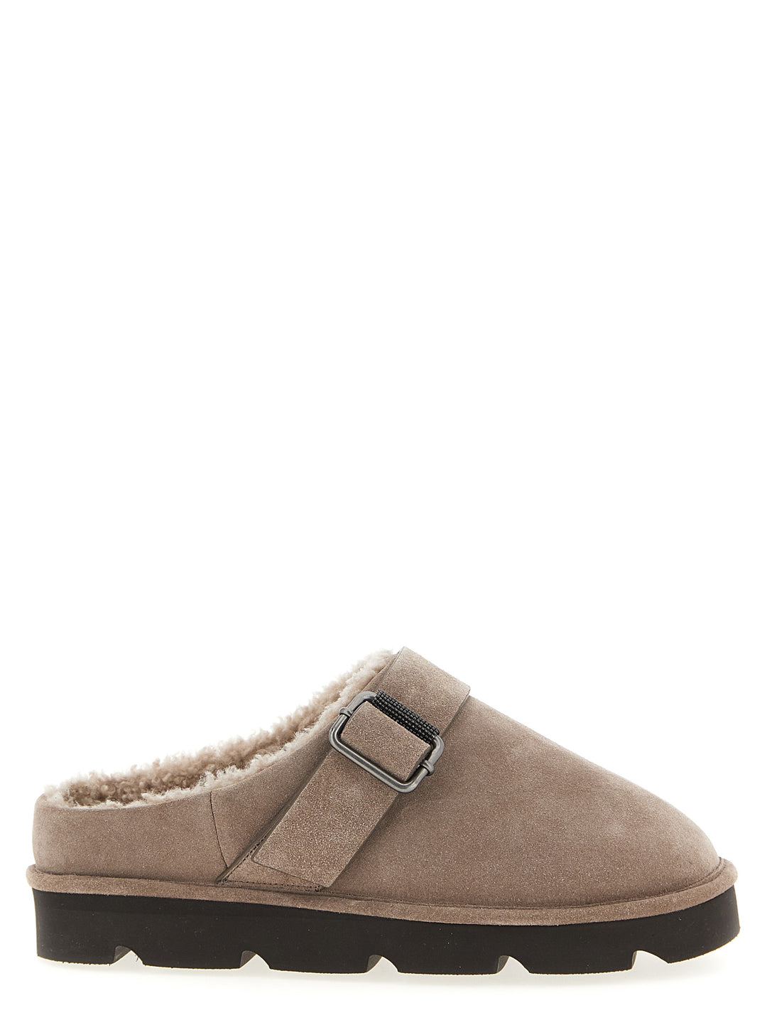 Brunello Cucinelli Monile Sabots Flat shoes - Beige | 611c467ae5b07f48a9b905ccac972f22a9073a7b
