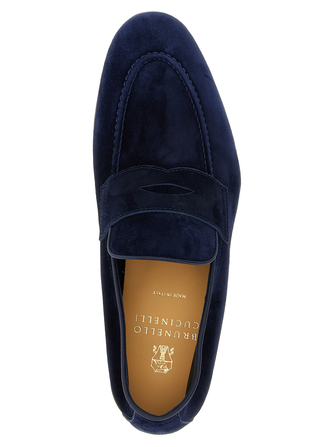 Brunello Cucinelli Penny Loafer Mocassini - Blu | 5256b9736ab0359698da8fdf8383c03de380d1c6
