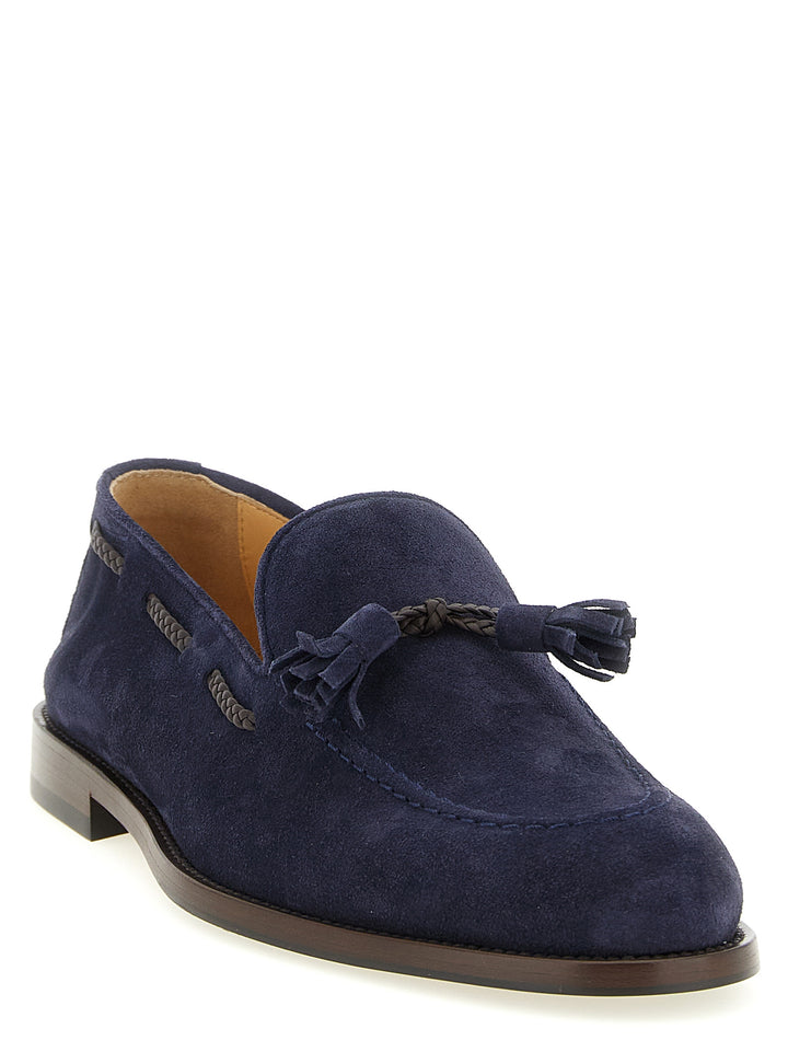 Brunello Cucinelli Nappi Moccasins Mocassini - Blu | 2c20570aa76c24cddd6695dfb61dd06076b0b41e