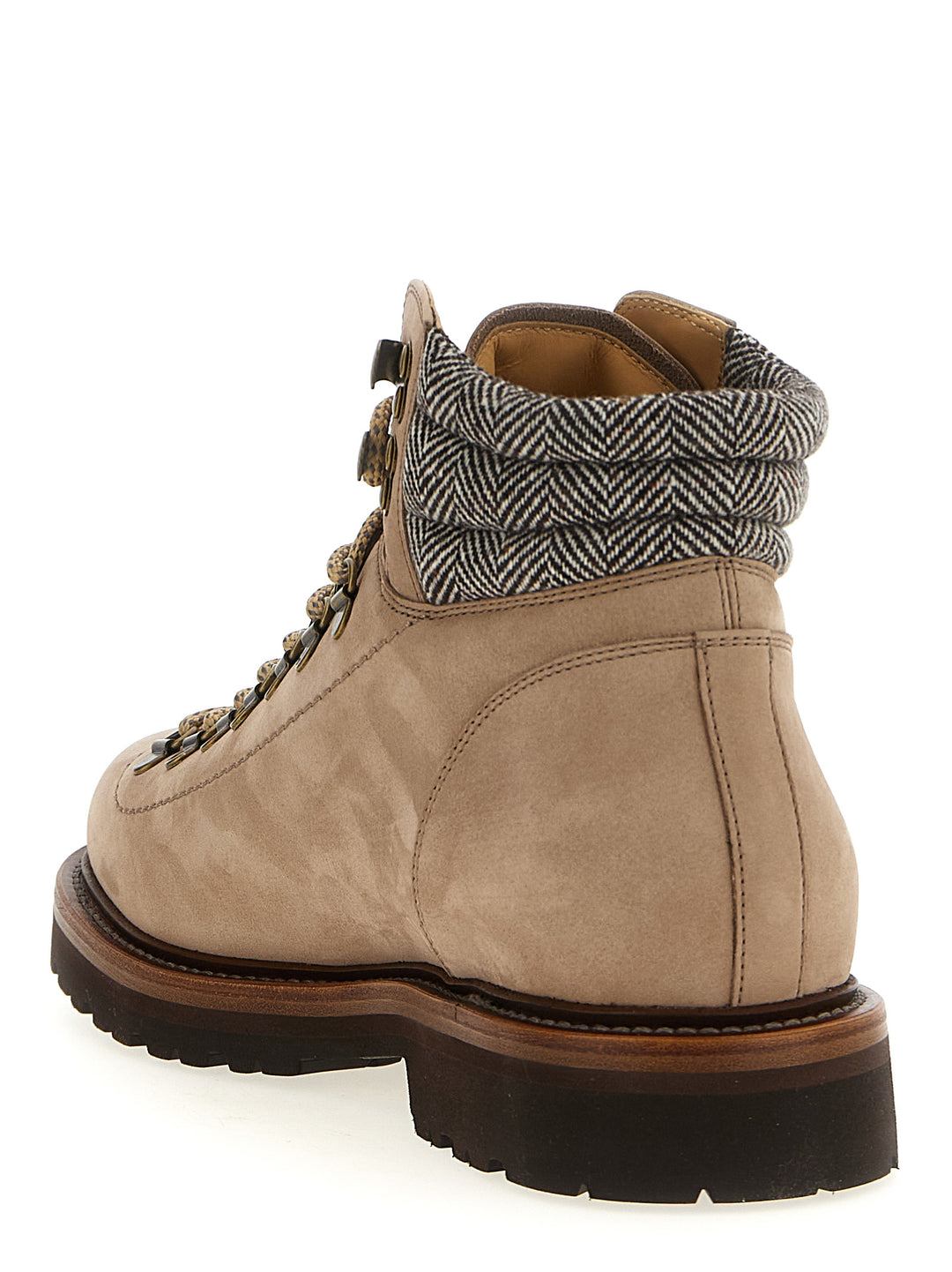 Brunello Cucinelli Mountain Boot Stivali e Stivaletti - Beige | d5a803eef7357d4fae3b3e5a6982eac380ec4357