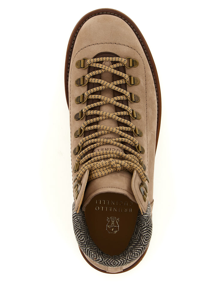 Brunello Cucinelli Mountain Boot Stivali e Stivaletti - Beige | e8a12b63aacd0950b6e5ede9f046a0654869b1a3