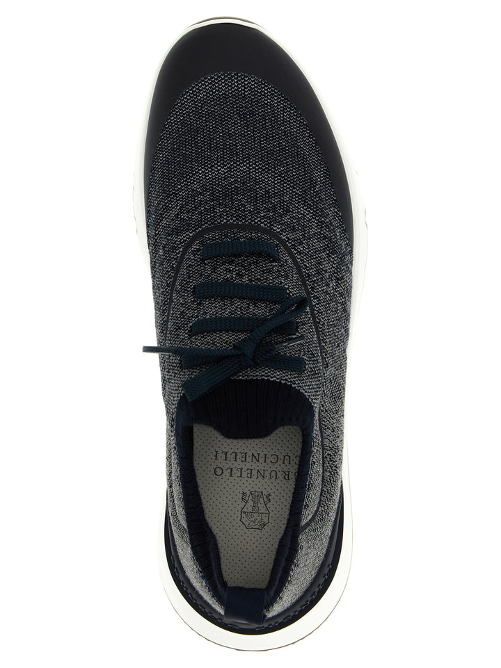Brunello Cucinelli Runners Sneakers - Blu | 54367046e68e551f8f469bac45cb5f134771889d