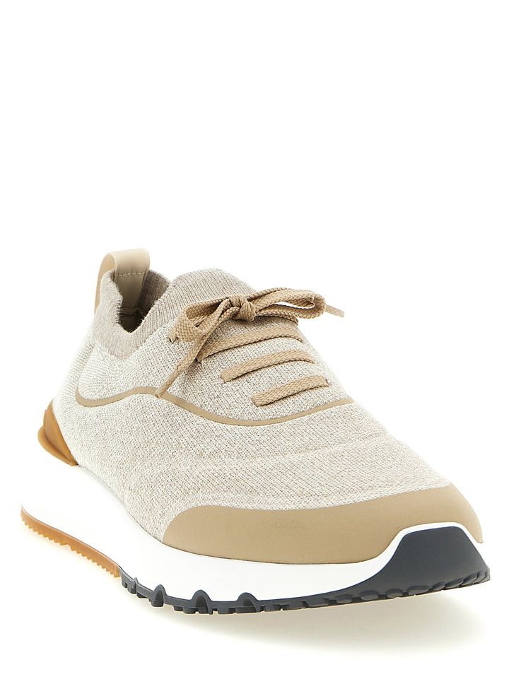 Brunello Cucinelli Runners Sneakers - Beige | 1b58df3953d032c432629bba6cc8f0eb51d1e72a