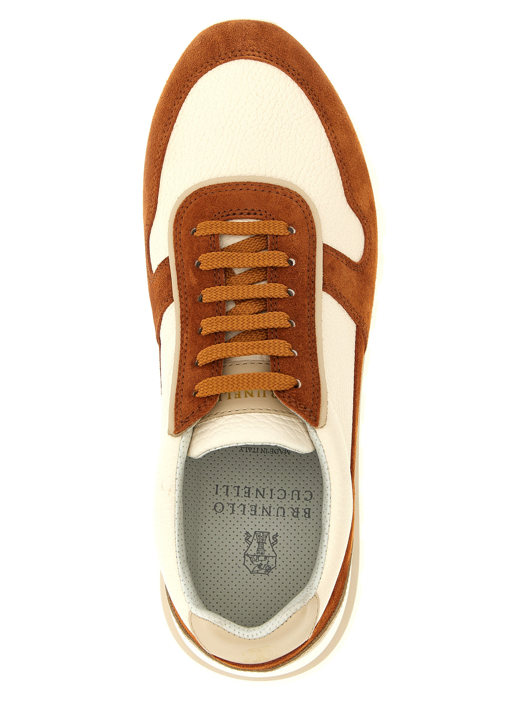 Brunello Cucinelli Leather Suede Sneakers - Multicolor | 7d533ec5147beeecfa86d8e2eab02831b7820453