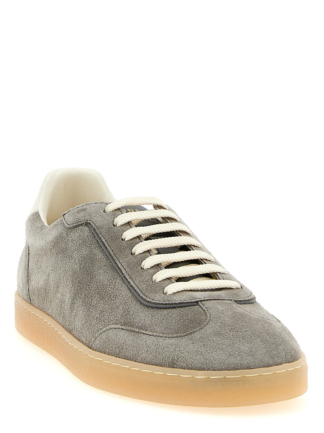 Brunello Cucinelli Suede Sneakers - Grigio | 26a4552294ad066e7575fc58af2e872452aa07ff