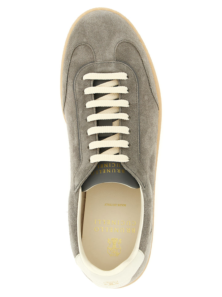 Brunello Cucinelli Suede Sneakers - Grigio | 6ef1c01acaea27f06ccc70819ff7951cddd6d5db