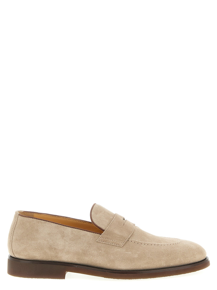 Brunello Cucinelli Penny Loafer Mocassini - Beige | 2e764ccc5e9bd56806cf9aff2fc0930421f1ff9e