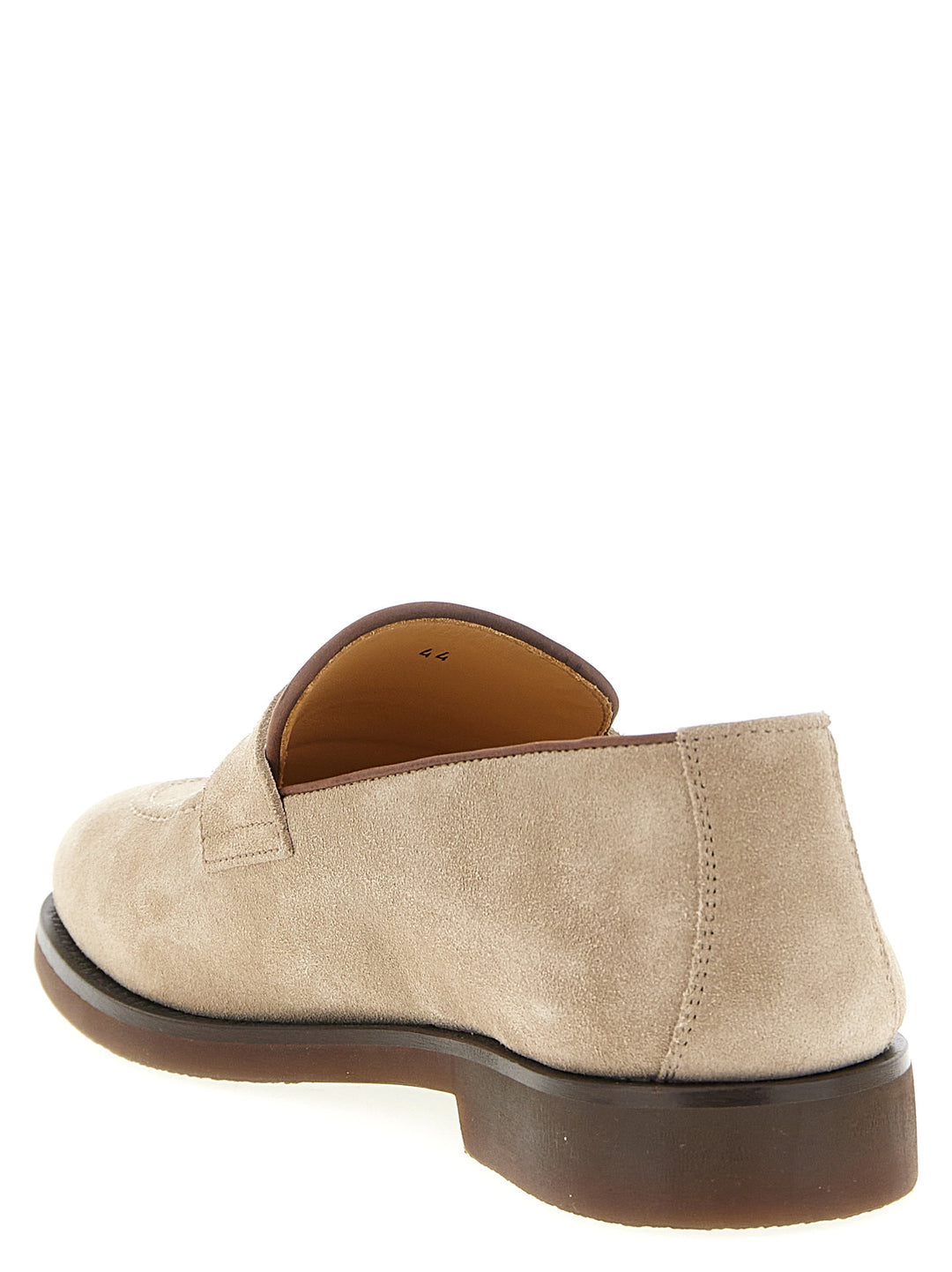 Brunello Cucinelli Penny Loafer Mocassini - Beige | b3a372caa0be0fc6021f9137c8f014ccb03f7029