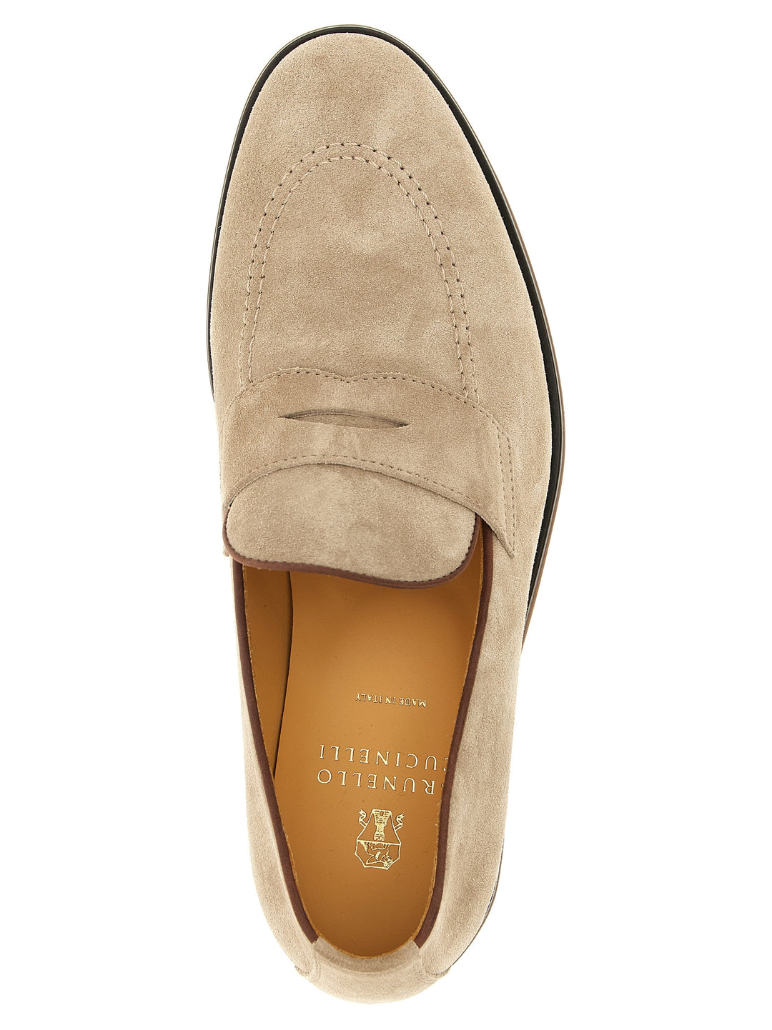 Brunello Cucinelli Penny Loafer Mocassini - Beige | 0e47c24485ff2075ef29256dc1de0340b46c650c