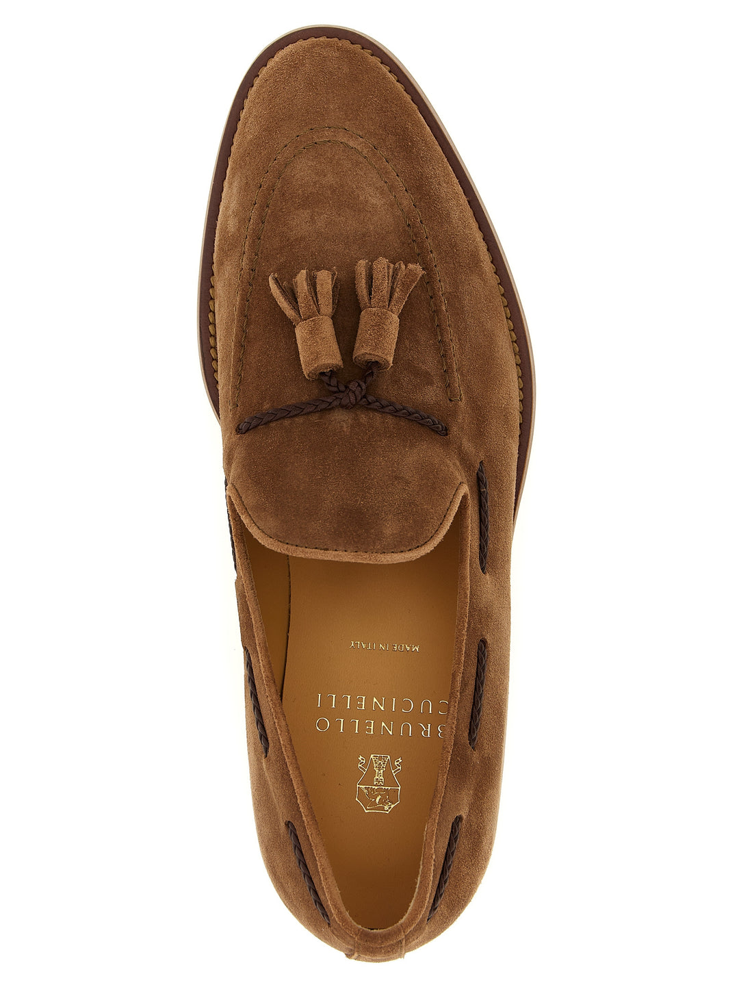 Brunello Cucinelli Suede Mocassini - Marrone | 33171eae3450976493aff2dca17a7aa461832910