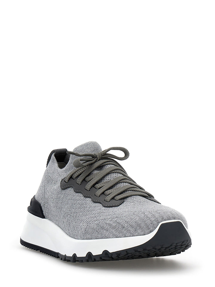 Brunello Cucinelli Runners Sneakers - Grigio | 422f41850cc787823aa77ae813bb5101e48fed07