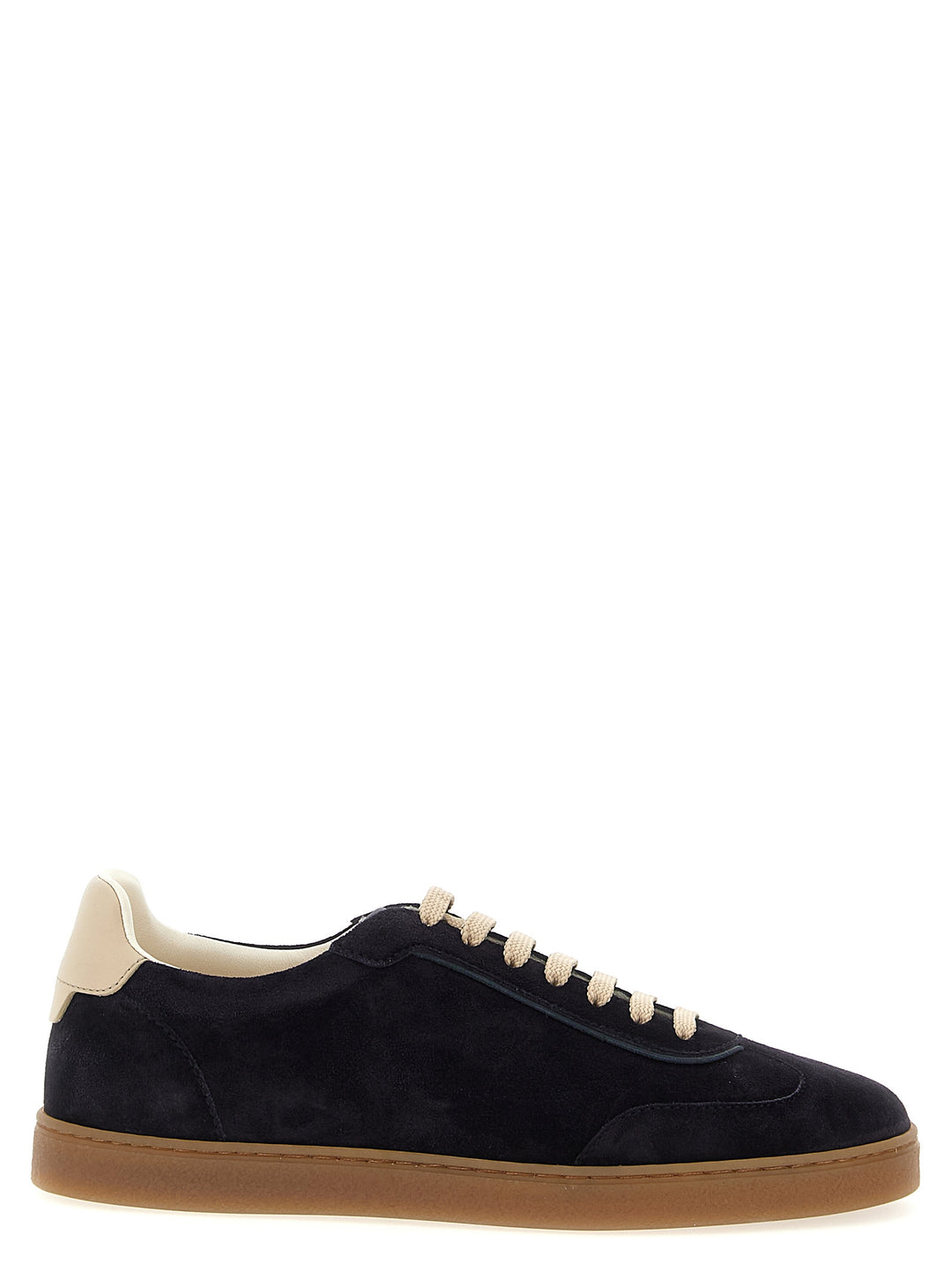 Brunello Cucinelli Suede Sneakers - Blu | 4ee71bb8dfb228a02bbbb2d633bed5ca59449099