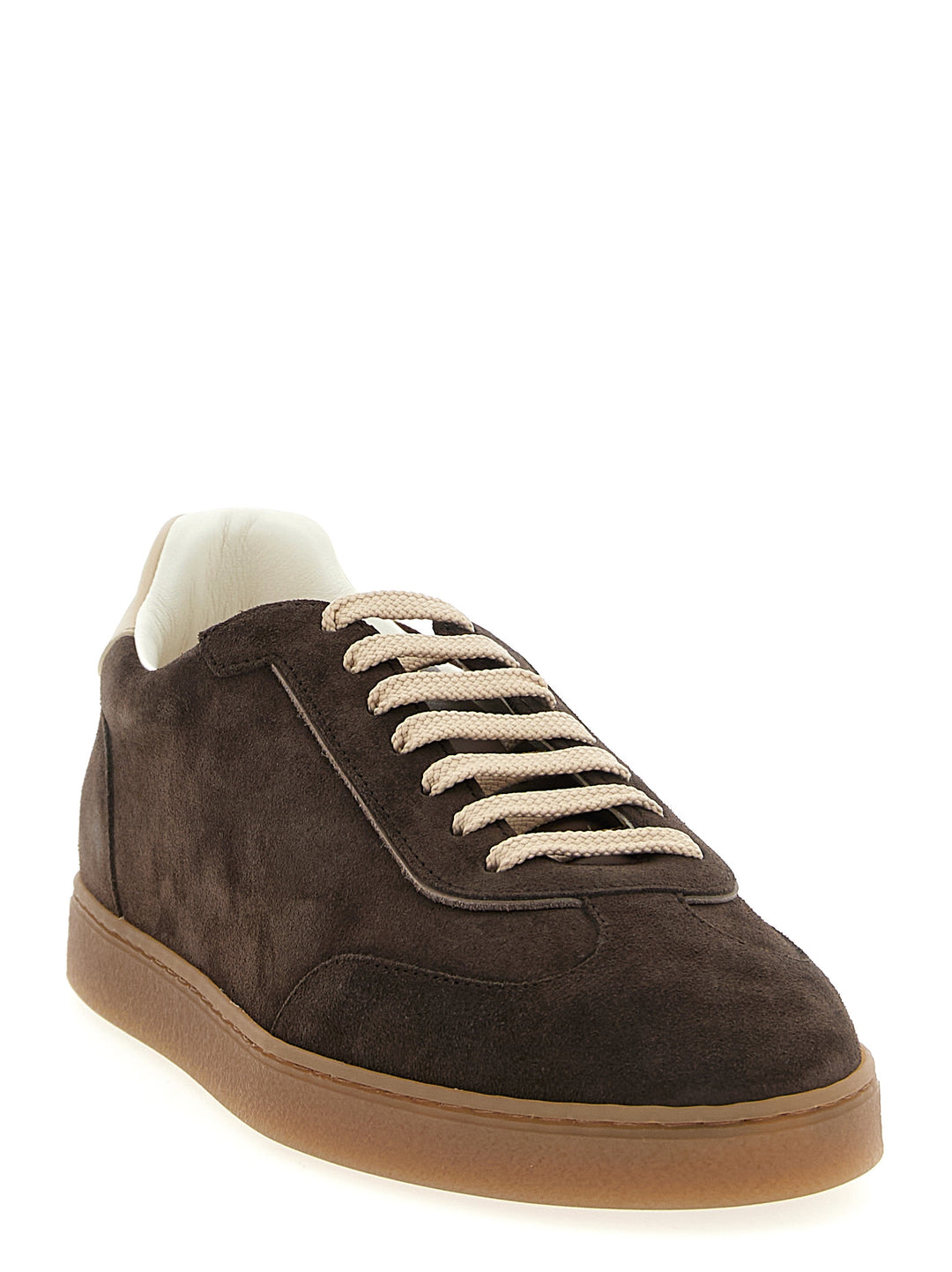 Brunello Cucinelli Suede Sneakers - Marrone | dcebc81deb20fecf2c52ac01d4e7491d6ddea74e