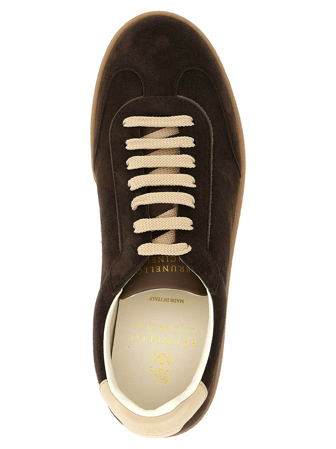 Brunello Cucinelli Suede Sneakers - Marrone | 534b572a5df73aaf6ec6dca364766baf97607375