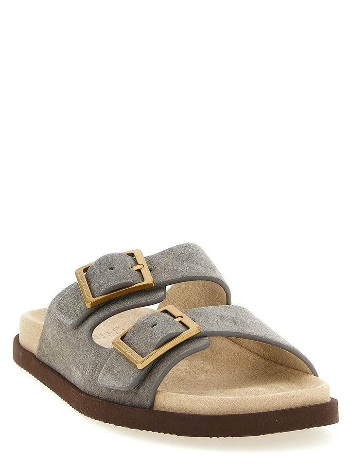 Brunello Cucinelli Urban Sandali - Grigio | a2794f0092b8f43a6641efbacedf4ab7dbd285c9