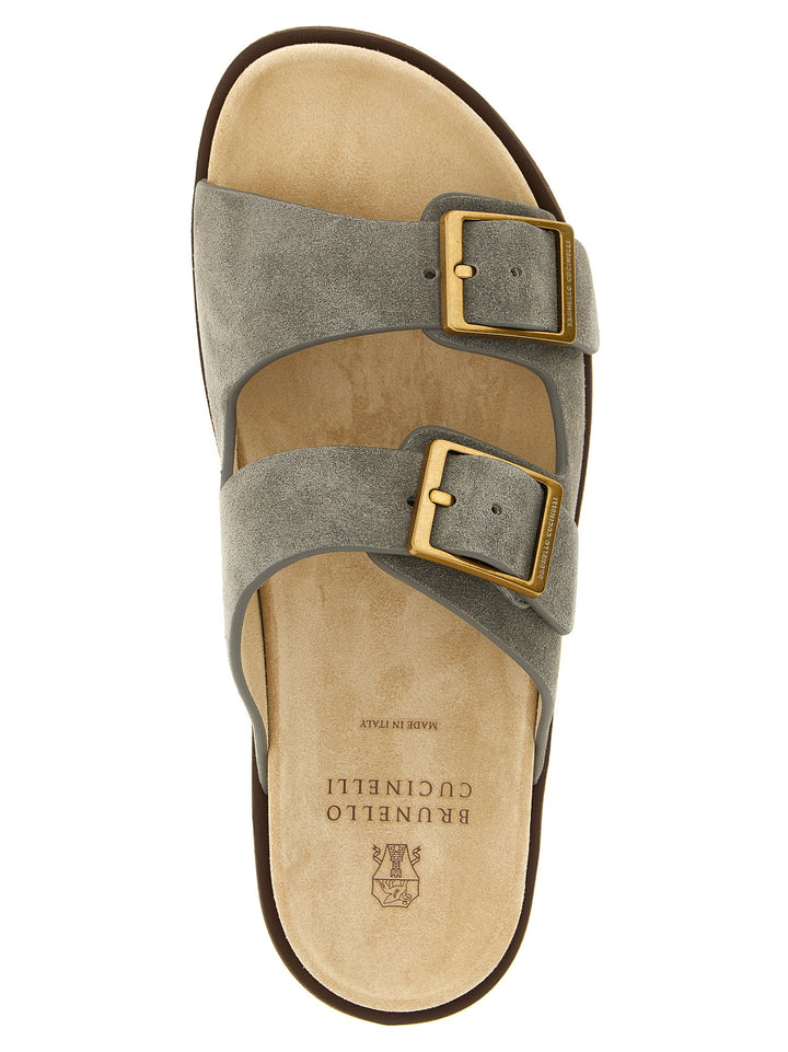 Brunello Cucinelli Urban Sandali - Grigio | 5f04102f201e41ec625faae47d8429f31a57a69a