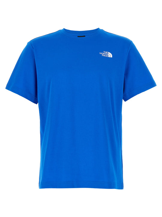 Vertical T Shirt Blu