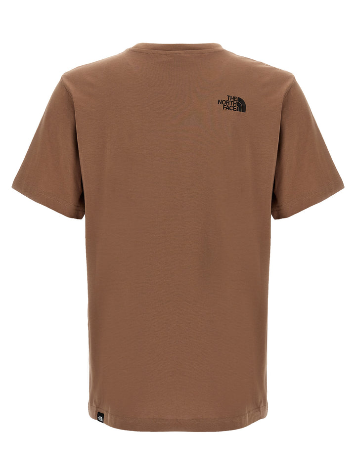 The North Face Fine T shirt - Marrone | 35a4ed4c86880abbc3a92a8a93ace22673b36e45