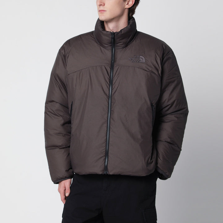 The North Face Black Reversible Nuptse Jacket In Nylon