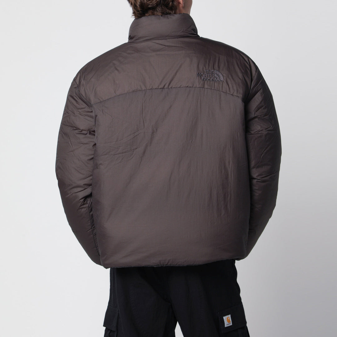 The North Face Black Reversible Nuptse Jacket In Nylon