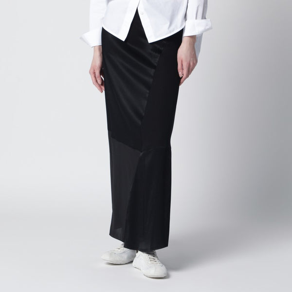 Black Patchwork Skirt