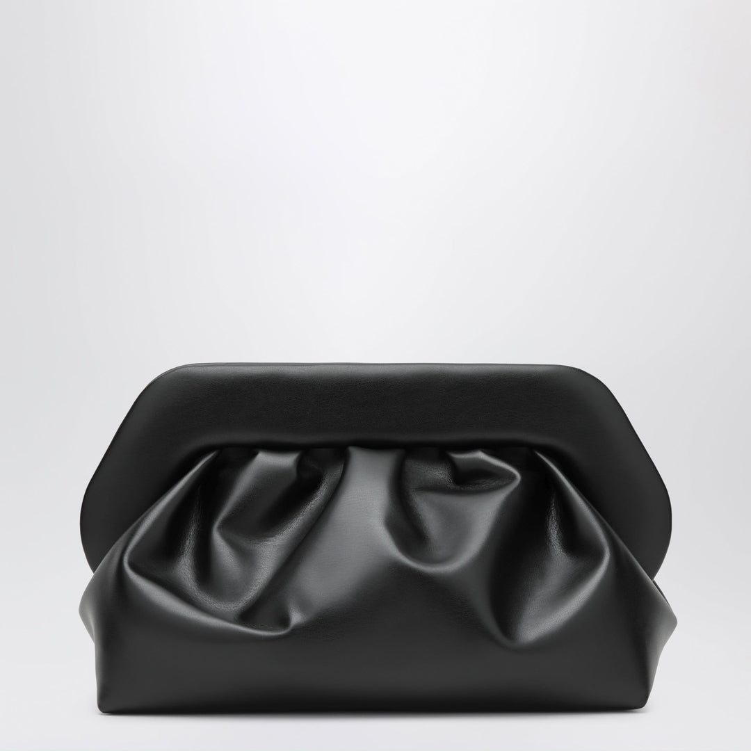 Themoirè Large Black Bios Pouch aus Kunstleder