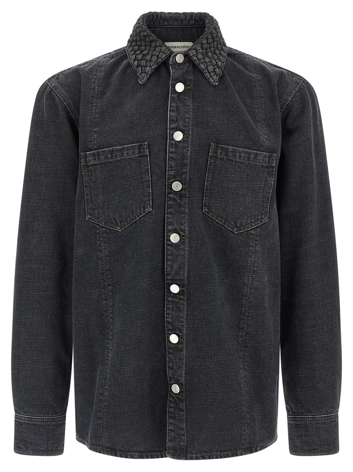 Namacheko Gervis Braided Camicie - Nero | 58b3d9127bb1c7a50ea3b7ac857108a6c3bd4532