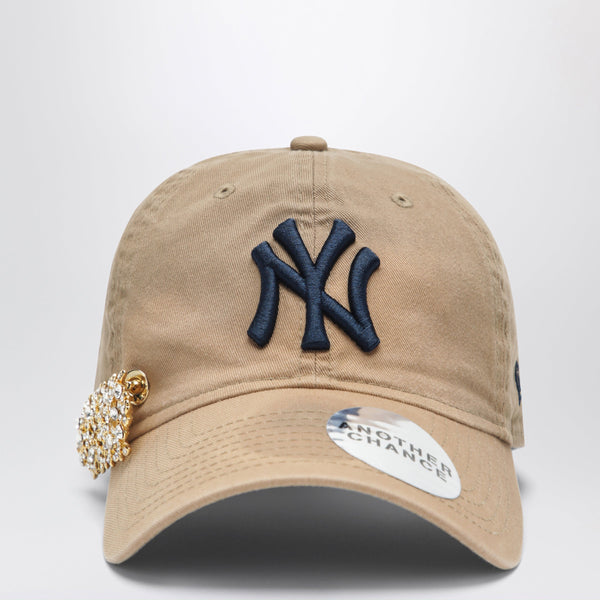 Gorra New Era 9 Twenty Beige 03 Con Pin
