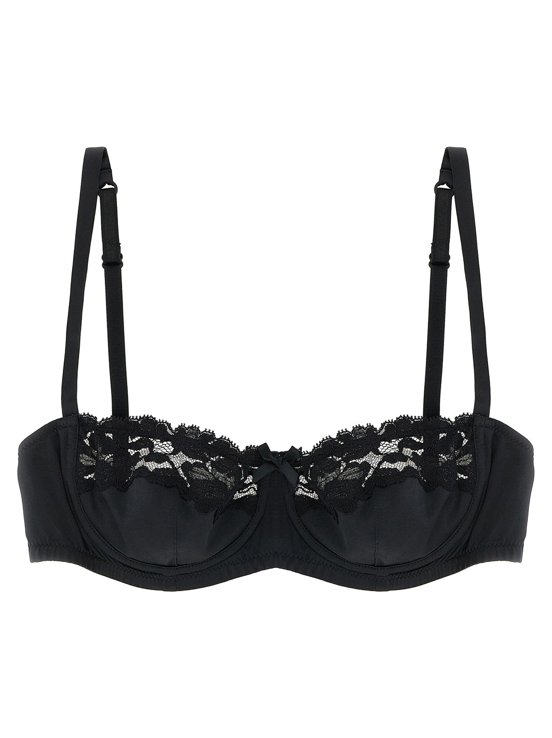 Dolce & Gabbana Bra In Silk And Lace INTIMO - Nero | 97d90a427f315ecbd89801ab9a42cacb7c4acacf