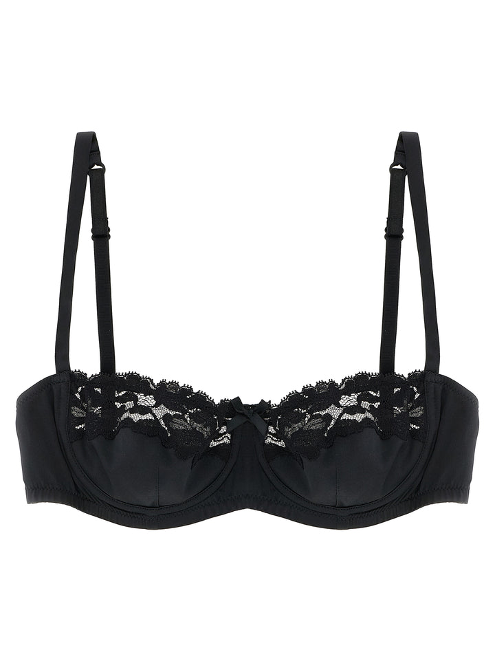 Dolce & Gabbana Bra In Silk And Lace INTIMO - Nero | 97d90a427f315ecbd89801ab9a42cacb7c4acacf