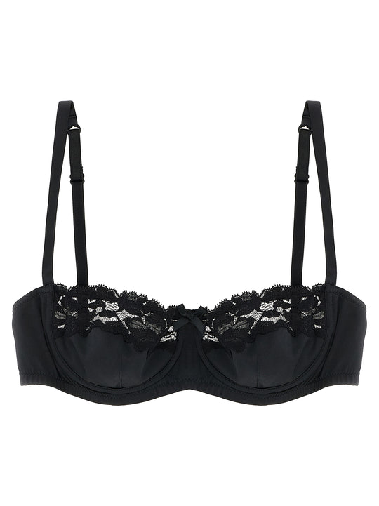 Bra In Silk And Lace Intimo Nero