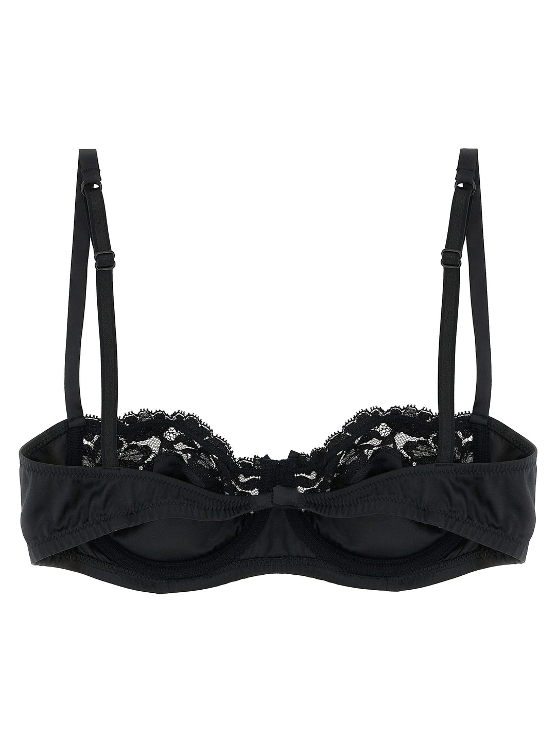 Dolce & Gabbana Bra In Silk And Lace INTIMO - Nero | 53d3ad6b0dfa7bb289887566e7a49665076d54cf