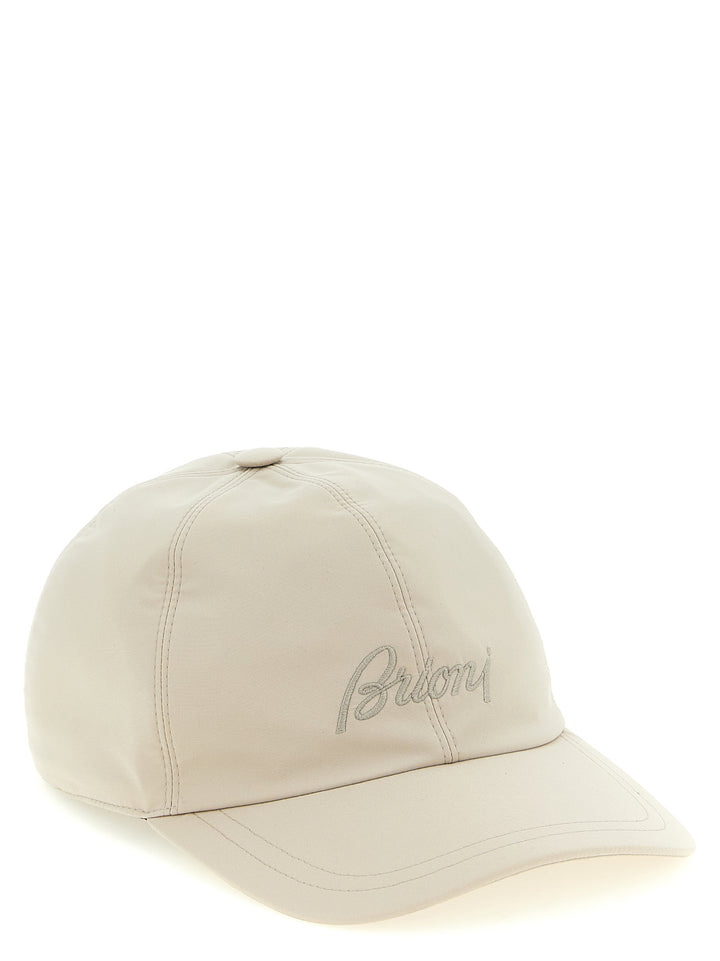 Brioni Logo Cap Cappelli - Beige | 06066b7d0742bafd1a0fa3909a0d0ed1576f92c5
