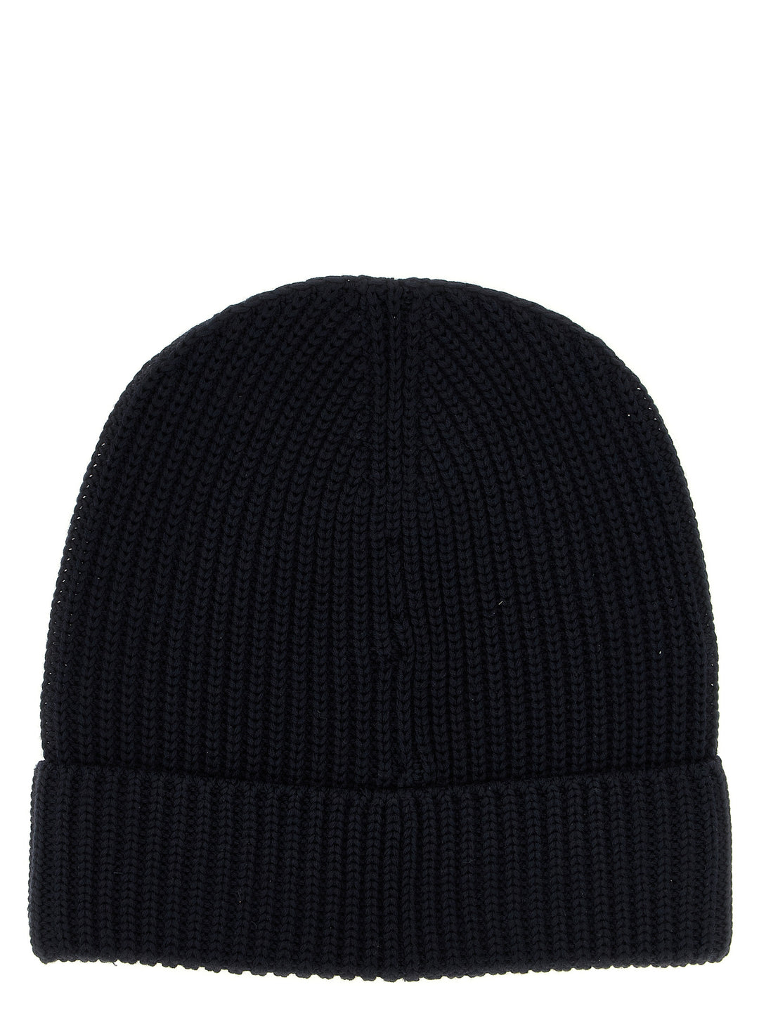 Brioni Ribbed Wool Beanie Cappelli - Blu | 88e1a8d355e2511aa6fd6268da0150450b84abad