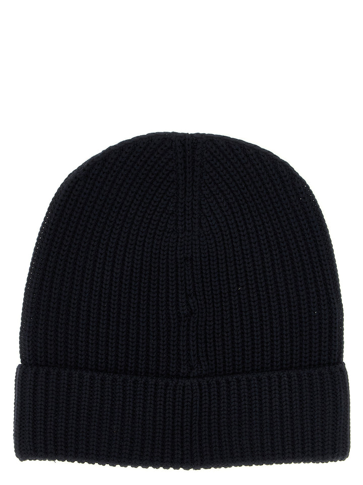 Brioni Ribbed Wool Beanie Cappelli - Blu | 88e1a8d355e2511aa6fd6268da0150450b84abad