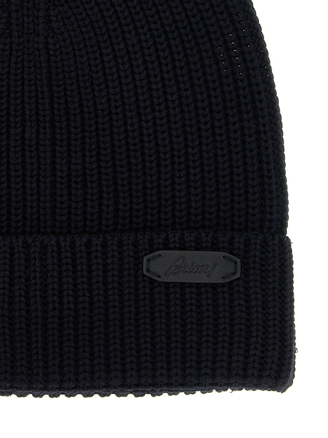 Brioni Ribbed Wool Beanie Cappelli - Blu | cbf842a8adb8670f828684ae65a9e1da59690366