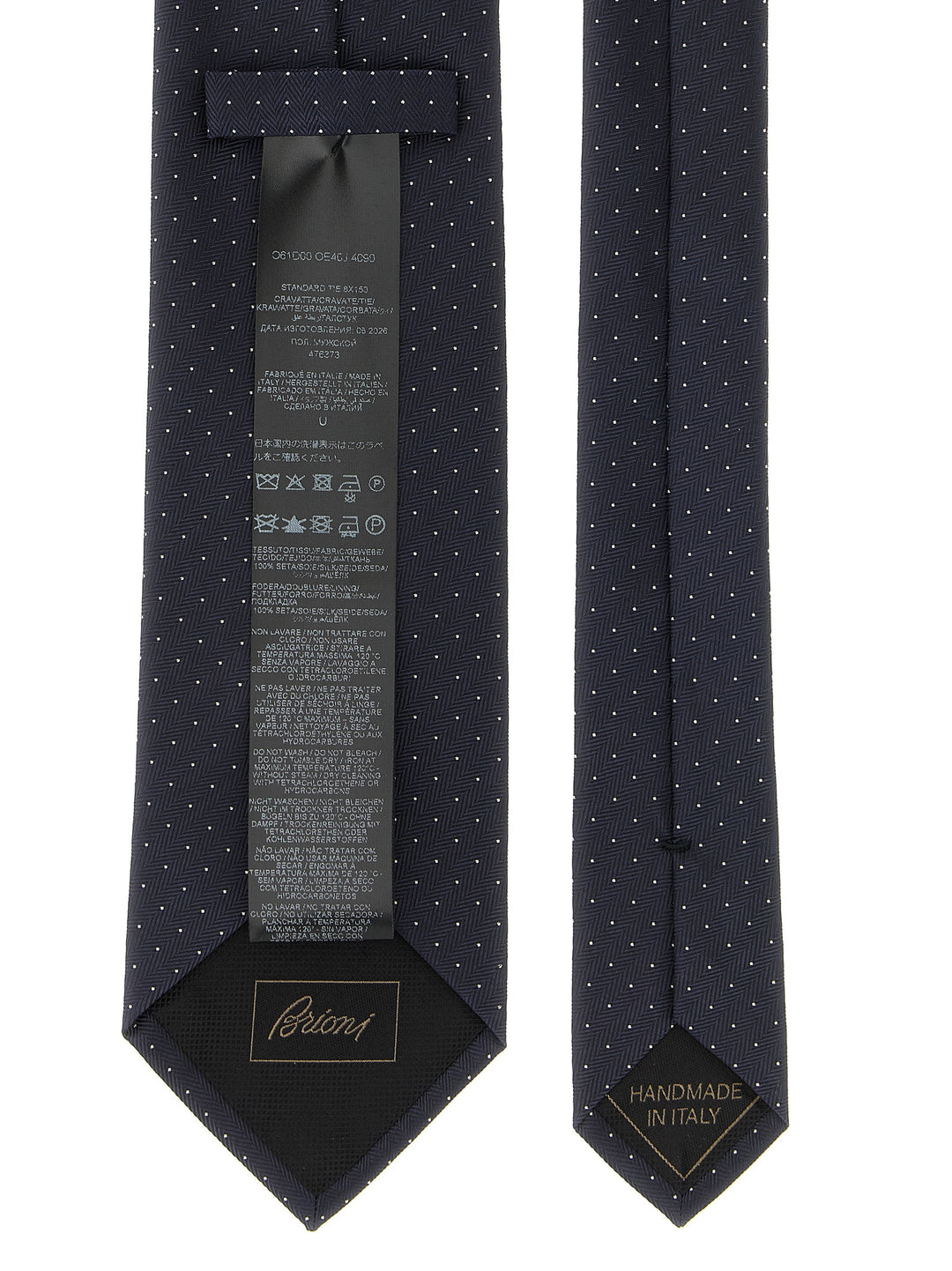Brioni Silk Tie Cravatte - Blu | 31fb0cc9f42dc28bda569a2c605e179506b24c69
