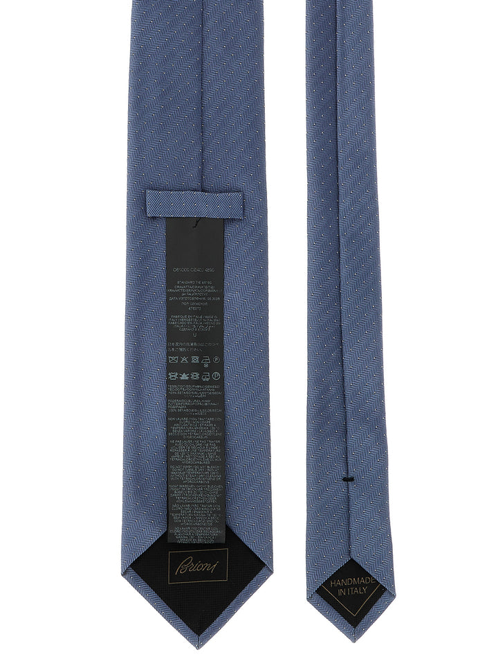 Brioni Silk Tie Cravatte - Blu | e297d0e30f712b67b34aa262de872b50ed1747ef