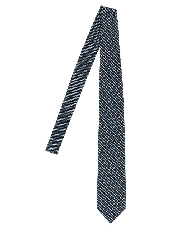Brioni Jacquard Silk Tie Cravatte - Blu | 826cf86873e46c0ab61340dae194344af4f97223