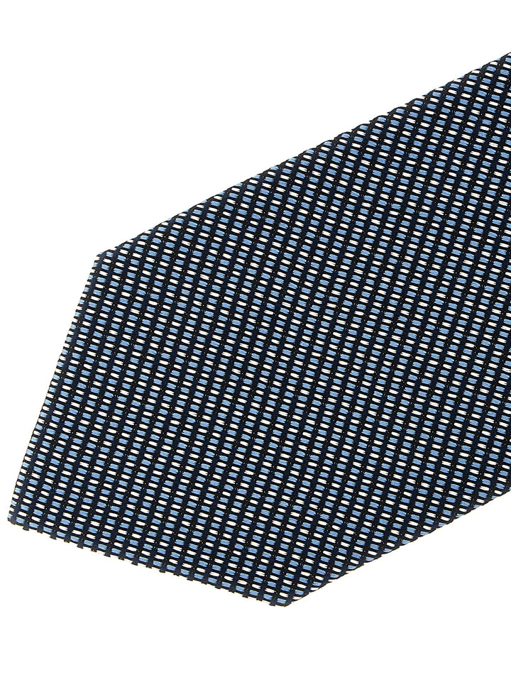 Brioni Jacquard Silk Tie Cravatte - Blu | 07f93e5222cd9c874c8098bfec0d9f626ac3e1ed