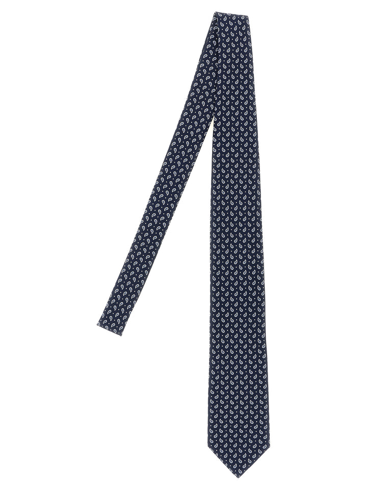 Brioni Micro-Paisley Tie Cravatte - Blu | 647b63e3aa740654b67d91d52dcc712dd9a2f998