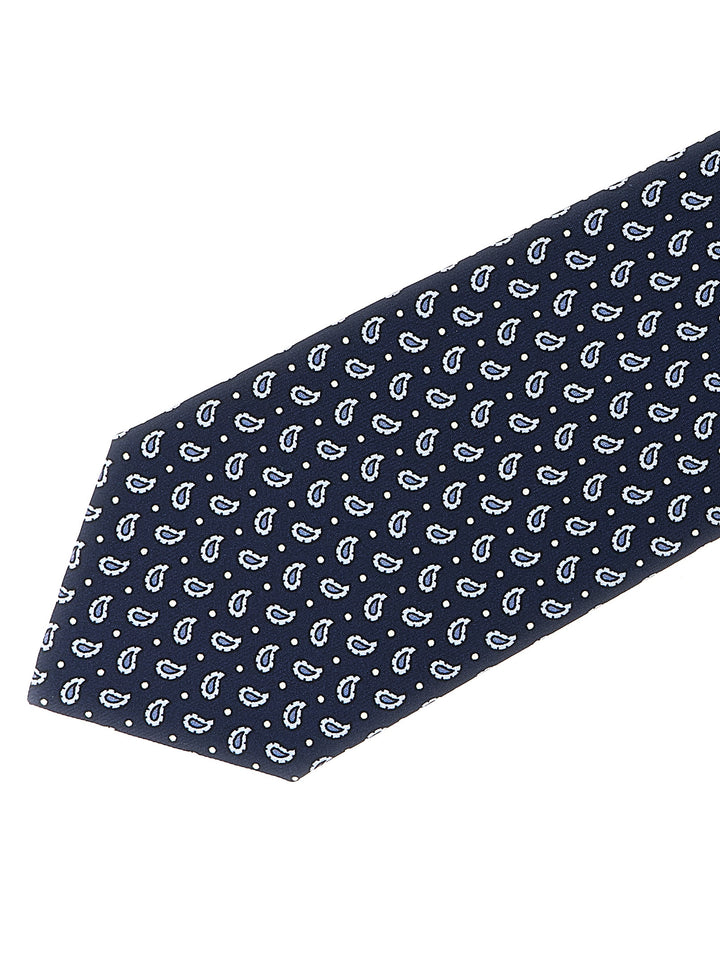 Brioni Micro-Paisley Tie Cravatte - Blu | 310f23a1b2638c6ba2e17f46f501eafb5be83d72
